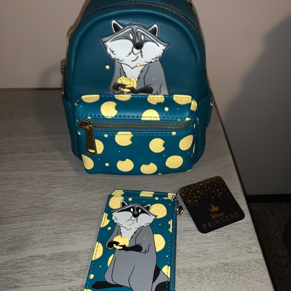 Loungefly Disney Meeko Micro Mini Backpack Set